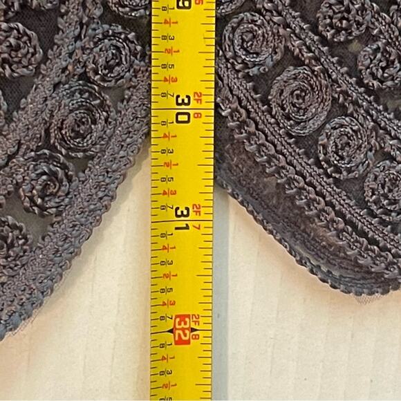 Pretty Angel Gray Lace Sheer Embroidered Fairy Whimsical Tunic Top NWT Size M - Picture 10 of 10